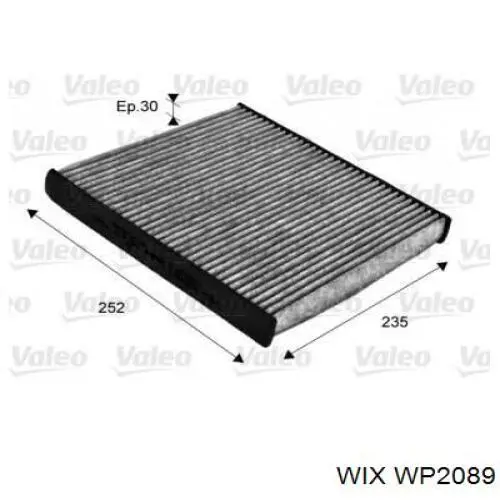 Воздушный фильтр салона WIX WP2089