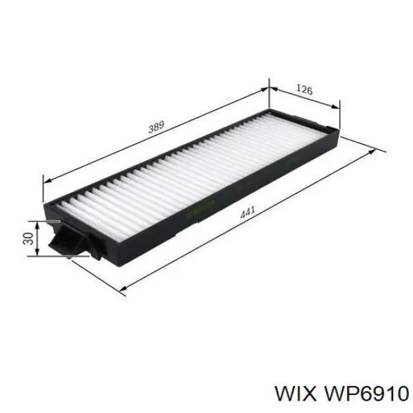 Воздушный фильтр салона WIX WP6910