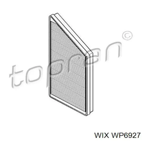 Фильтр воздушный отопителя WIX WP6927 цена, от 9.43 USD