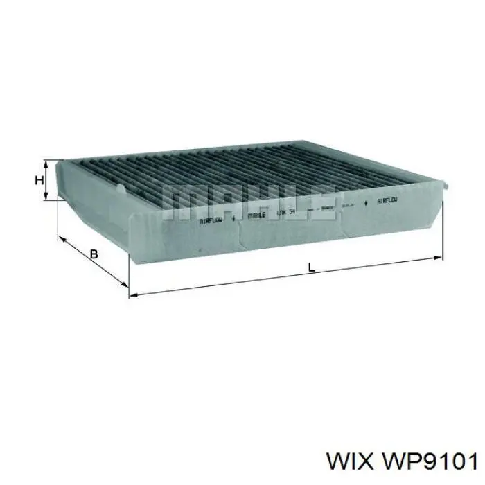 WP9101 WIX фильтр салона