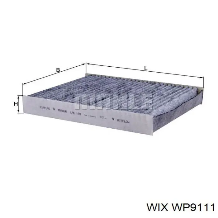 WP9111 WIX фильтр салона