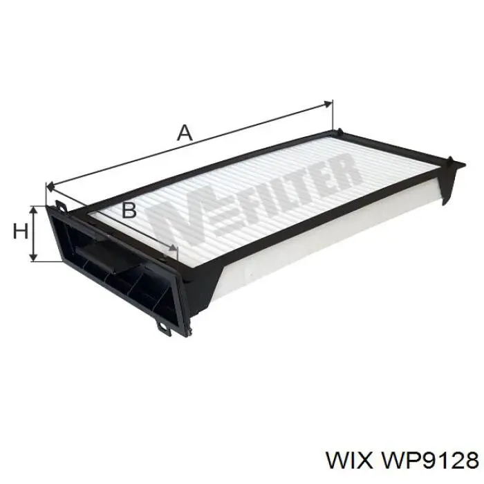 Купить WP9128 WIX Фильтр салона угольный