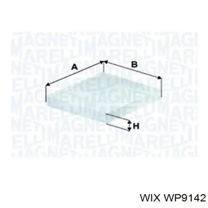 Фильтр воздушный отопителя WIX WP9142 цена, от 5.59 USD