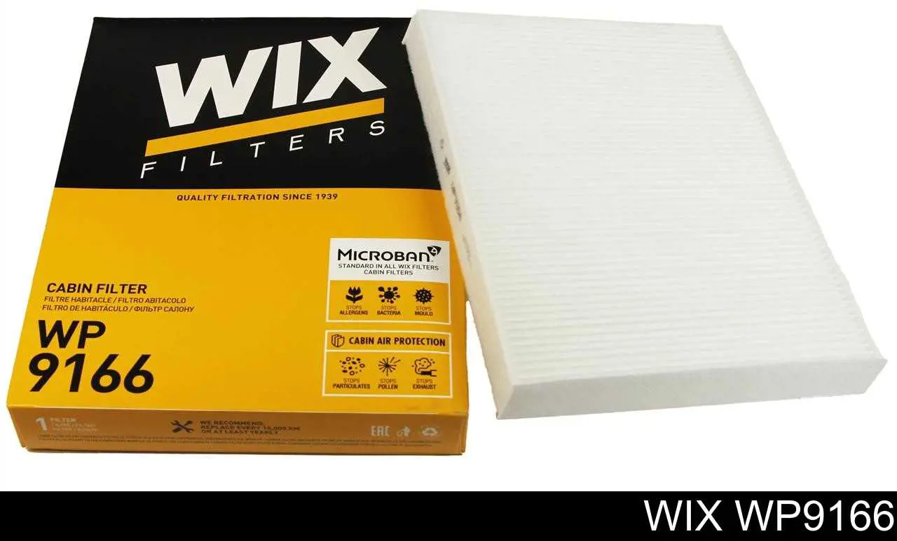 Фильтр воздушный отопителя WIX WP9166 цена, от 6.30 USD