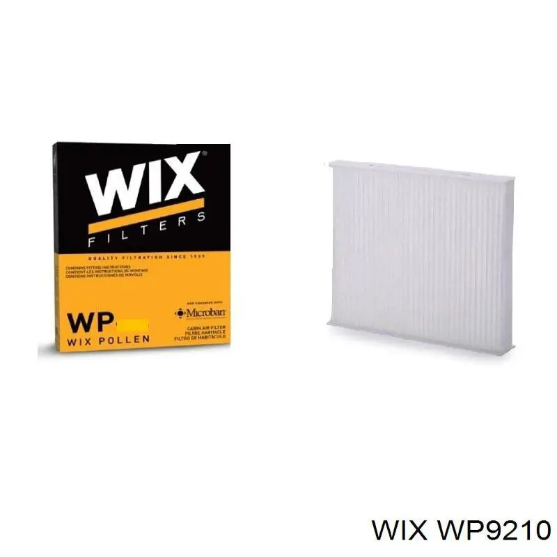 Фильтр воздушный отопителя WIX WP9210 цена, от 5.00 USD