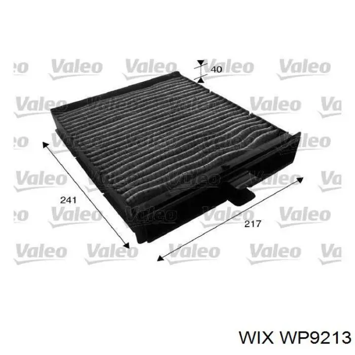 Купить WP9213 WIX Фильтр салона угольный