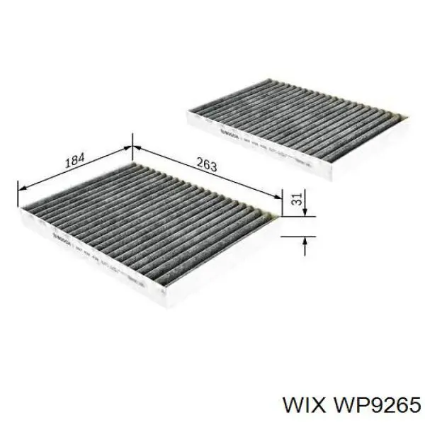 Воздушный фильтр салона WIX WP9265