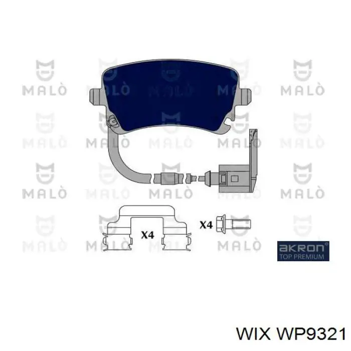 Фильтр салона WP9321 WIX