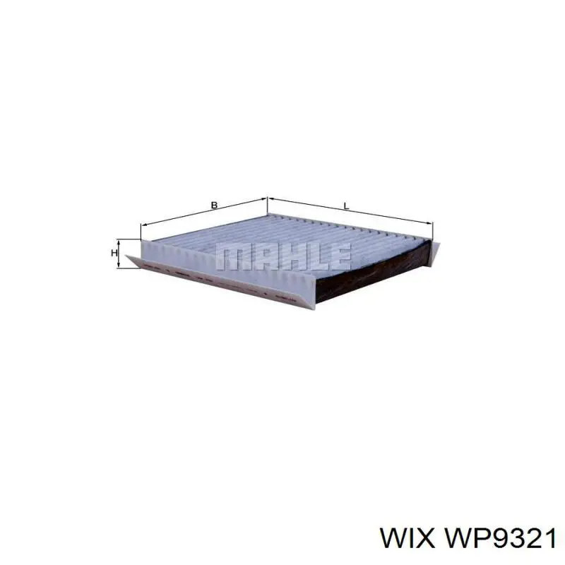 Купить WP9321 WIX Фильтр салона угольный