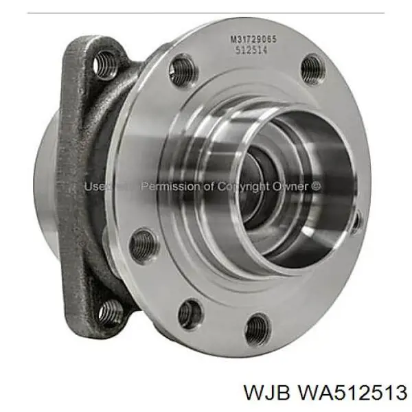 WA512513 WJB Ступица задняя