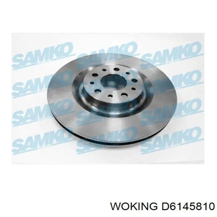 Тормоз дисковый передний Woking D6145810 цена, от 56.65 USD