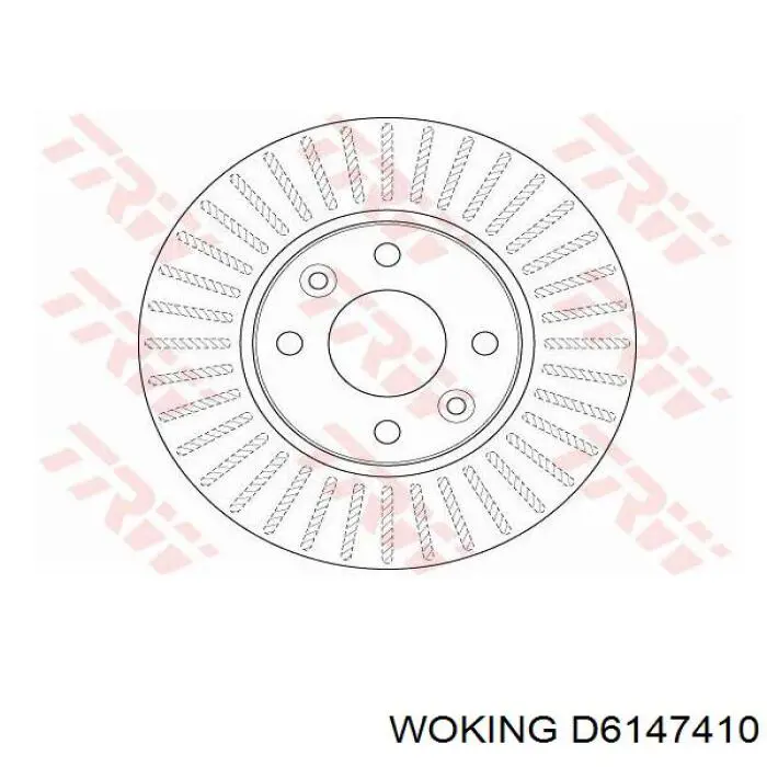 Купить D6147410 Woking Ротор тормозной