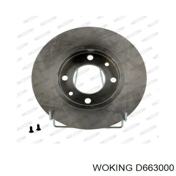 Купить D663000 Woking Диск тормозной задний