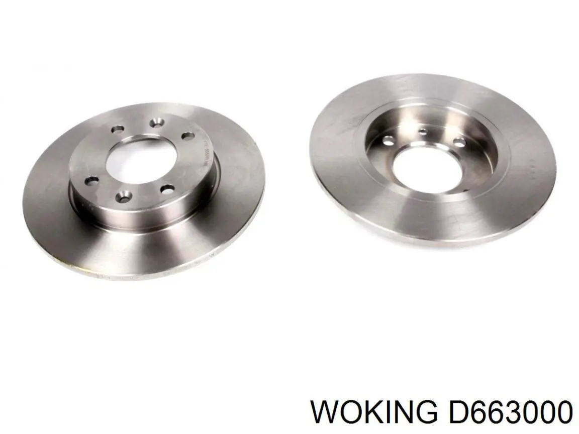 Тормозные диски D663000 Woking