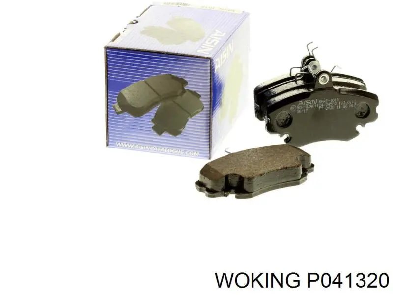 Колодки Woking P041320 цена, от 15.86 USD