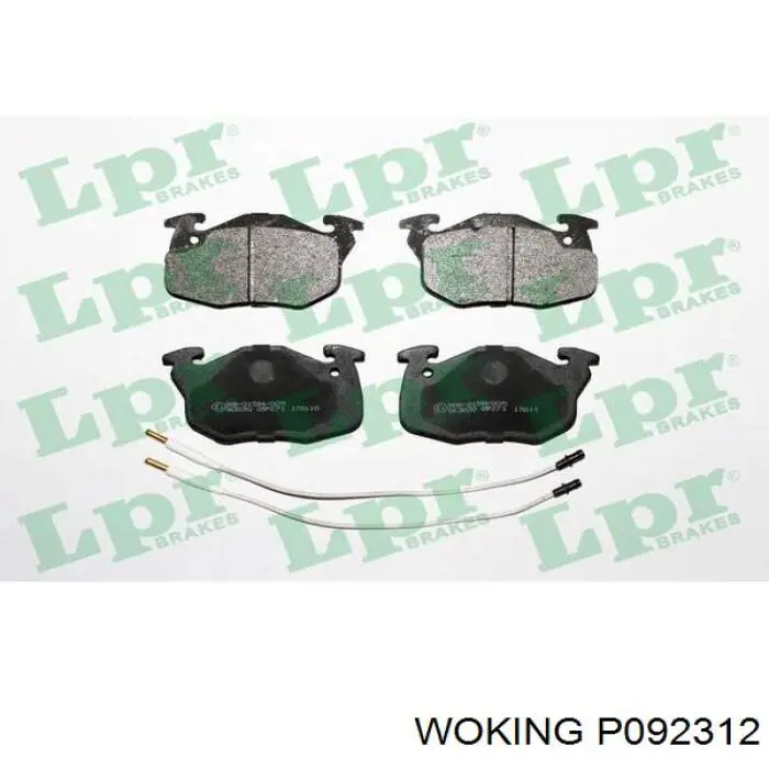 Колодки Woking P092312 цена, от 14.89 USD