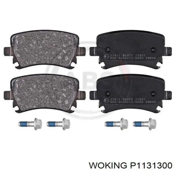 Колодки дисковые  Woking P1131300 цена, от 30.18 USD