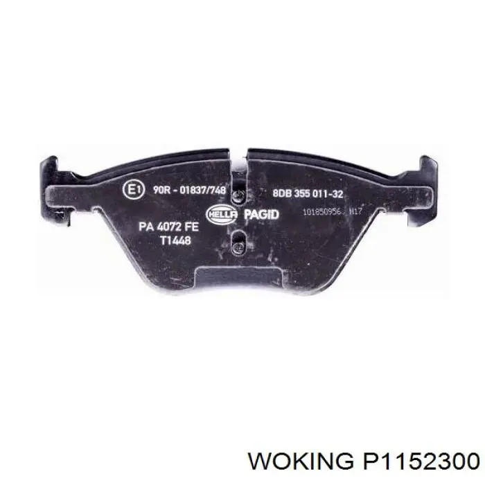 Тормозные колодки Woking P1152300