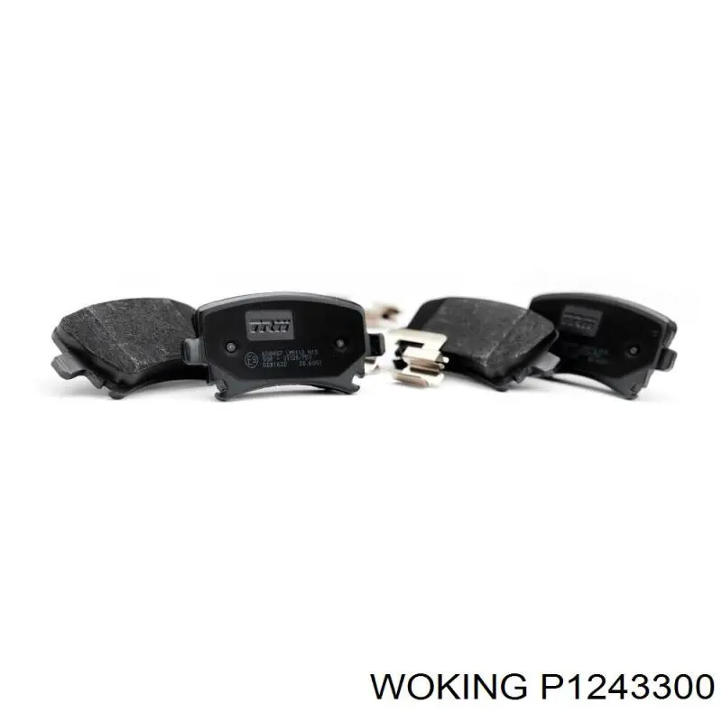 Задние дисковые колодки Woking P1243300