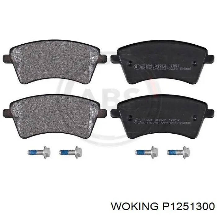 Колодки Woking P1251300 цена, от 25.40 USD