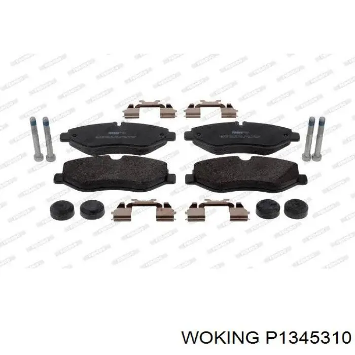 Колодки Woking P1345310 цена, от 28.69 USD
