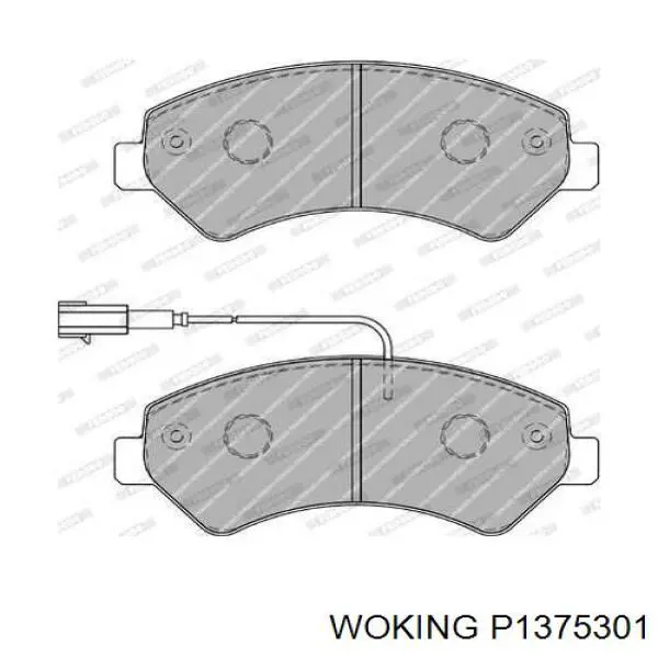 Колодки Woking P1375301 цена, от 26.96 USD