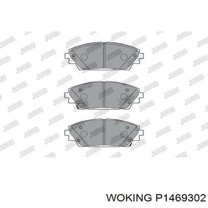 Колодки Woking P1469302 цена, от 24.87 USD