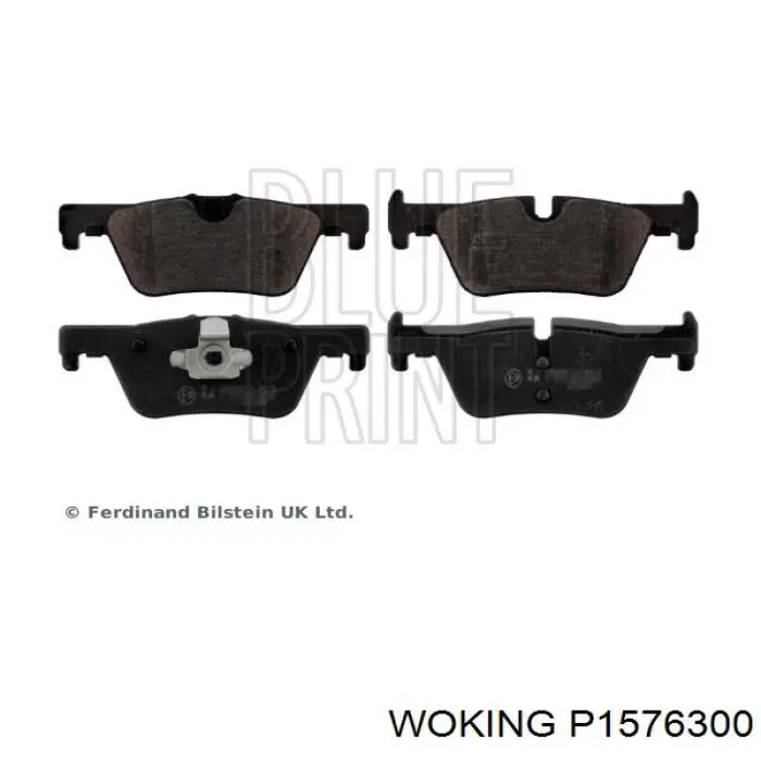 Колодки дисковые  Woking P1576300 цена, от 47.25 USD