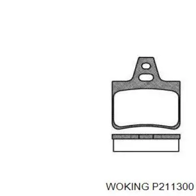 Задние тормозные колодки P211300 Woking