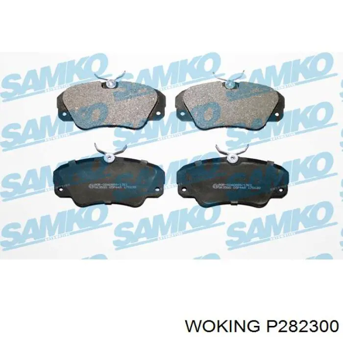 Передние тормозные колодки P282300 Woking