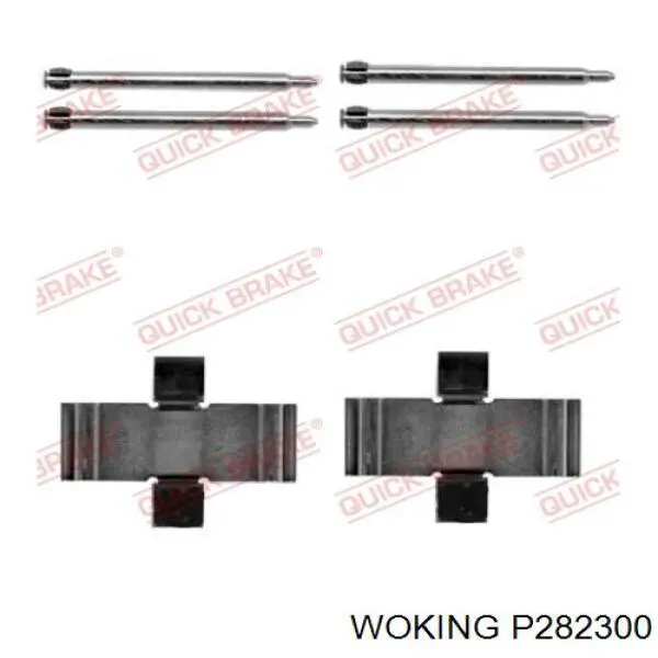 P282300 Woking Колодки передние