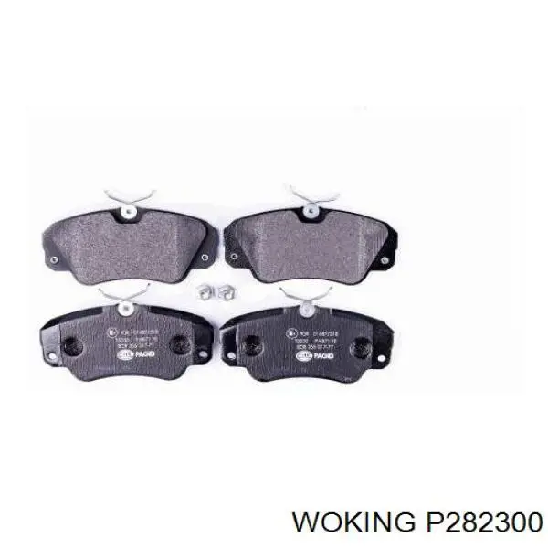 Купить P282300 Woking Колодки тормозные