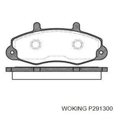 P2913.00 Woking колодки тормозные передние дисковые
