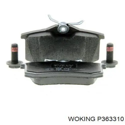 P363310 Woking Колодки тормозные дисковые комплект