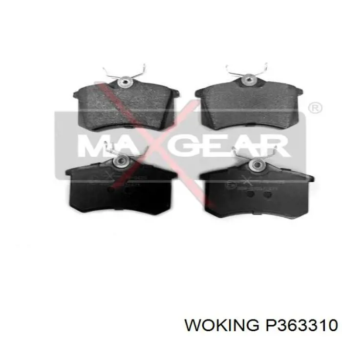 Колодки дисковые  Woking P363310 цена, от 15.49 USD