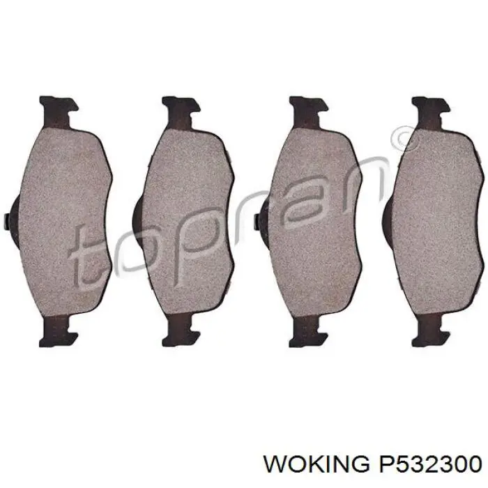 Колодки Woking P532300 цена, от 16.23 USD