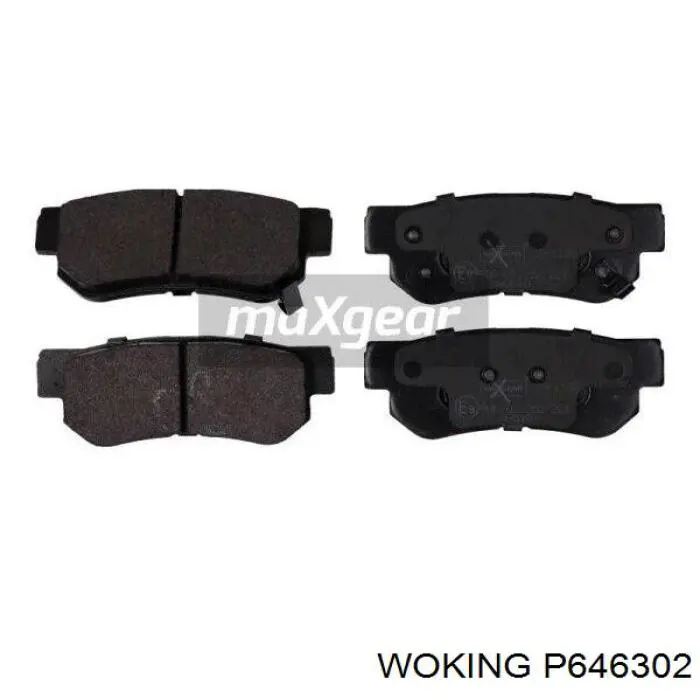 Колодки дисковые  Woking P646302 цена, от 11.75 USD