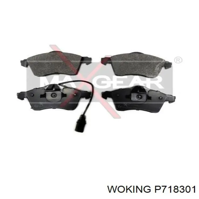 Тормозные колодки Woking P718301