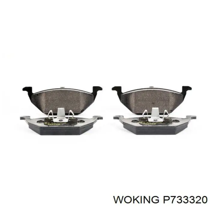 P733320 Woking Колодки передние
