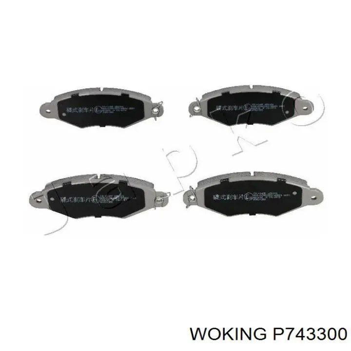 Колодки Woking P743300 цена, от 17.55 USD
