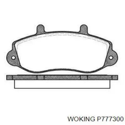 Передние тормозные колодки P777300 Woking