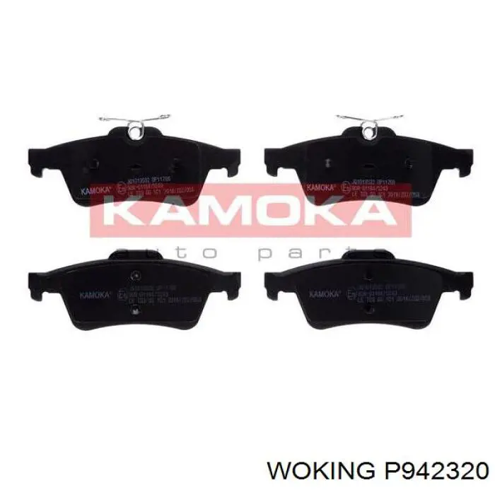 Колодки дисковые  Woking P942320 цена, от 17.80 USD