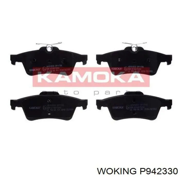 Задние дисковые колодки Woking P942330