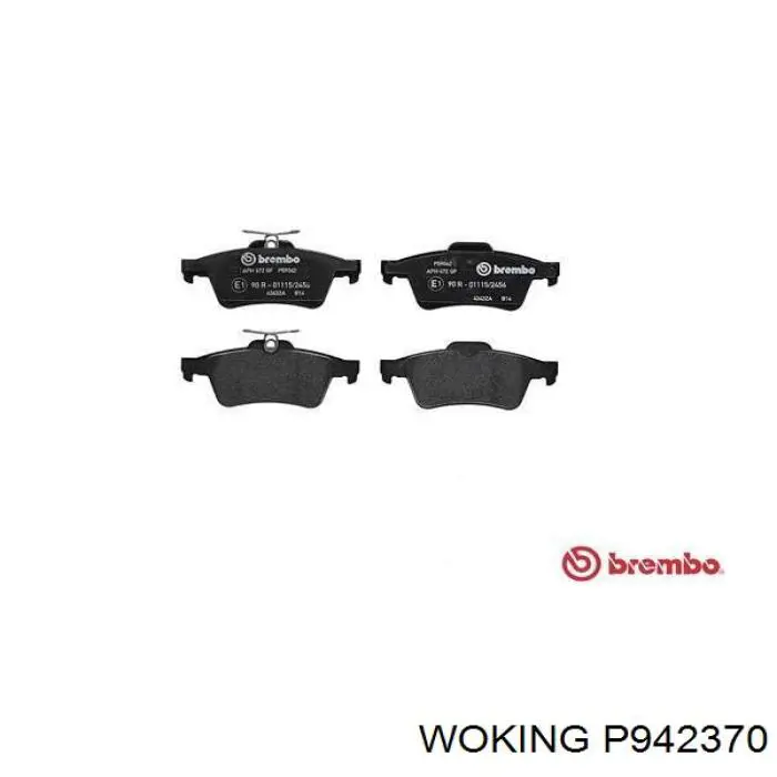 Тормозные колодки Woking P942370
