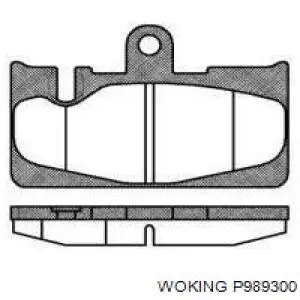 Задние тормозные колодки P989300 Woking