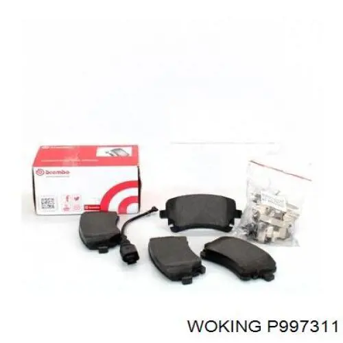 P997311 Woking Колодки тормозные дисковые комплект