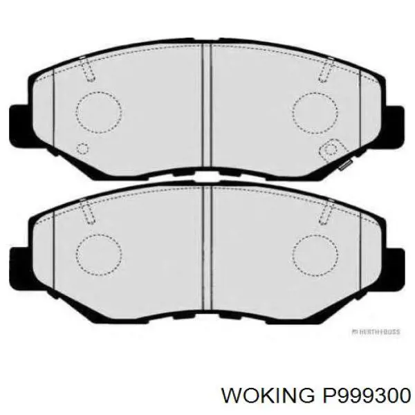 Передние тормозные колодки P999300 Woking