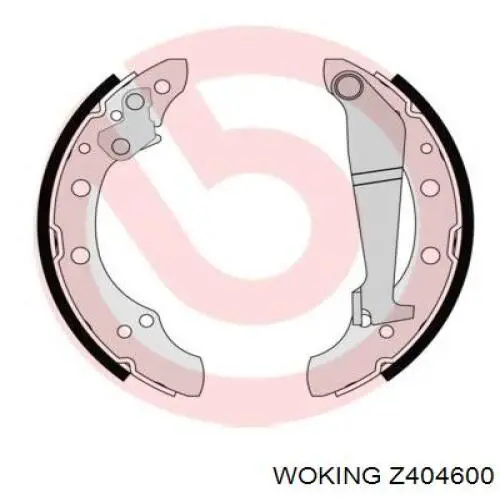 Барабанные колодки Woking Z404600