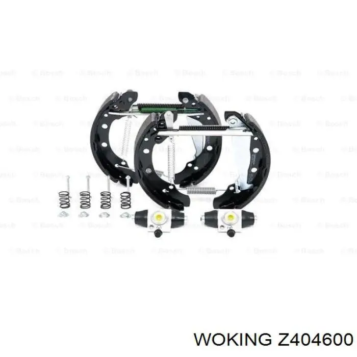 Z404600 Woking Барабанные тормозные колодки