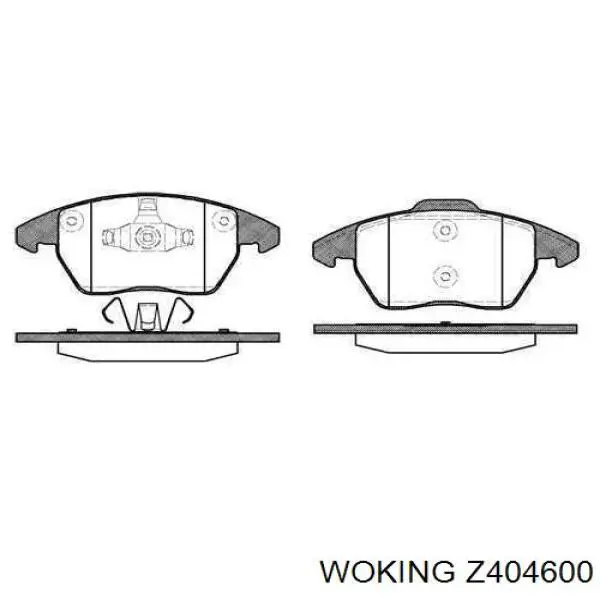 Тормоза рабочие задние ножные и тормозные барабаны Woking Z404600 цена, от 14.78 USD